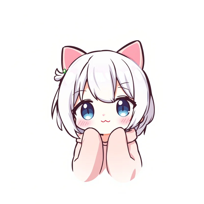 chibi PFP image with fluffy design for avatar display
