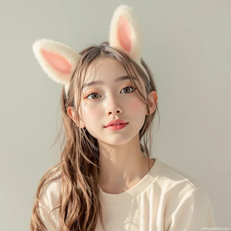 cute PFP portrait with cute expression for avatar display