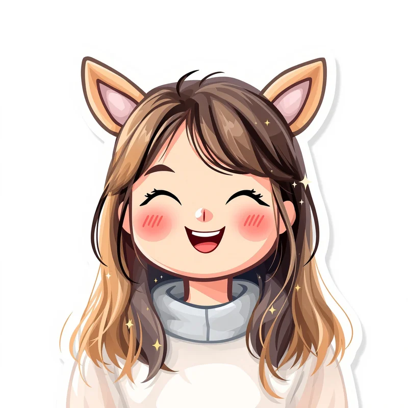 chibi PFP image with cute expression for social media avatar