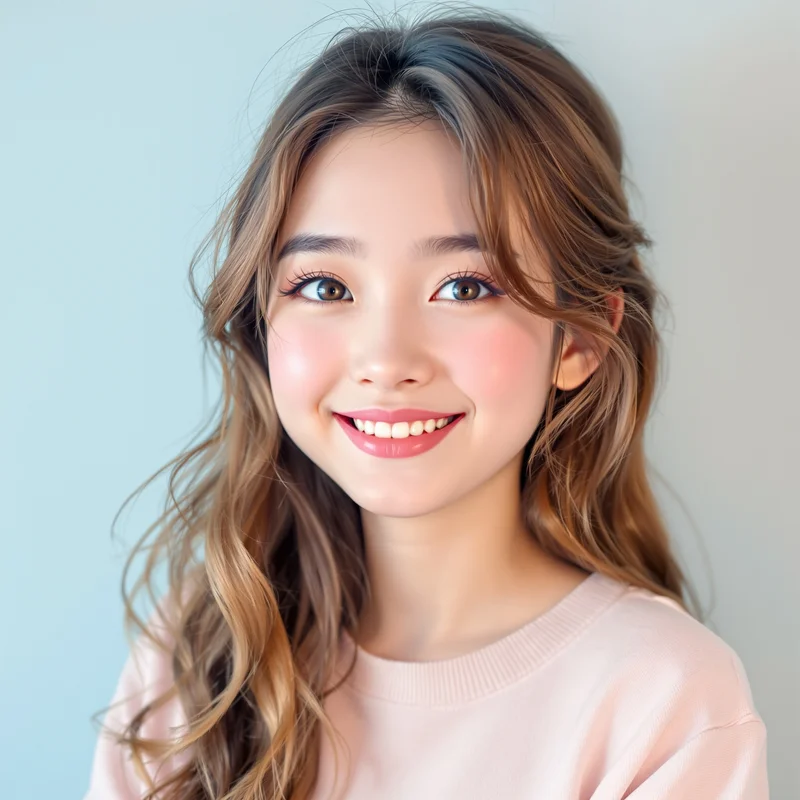 kawaii avatar image with pastel colors for avatar display