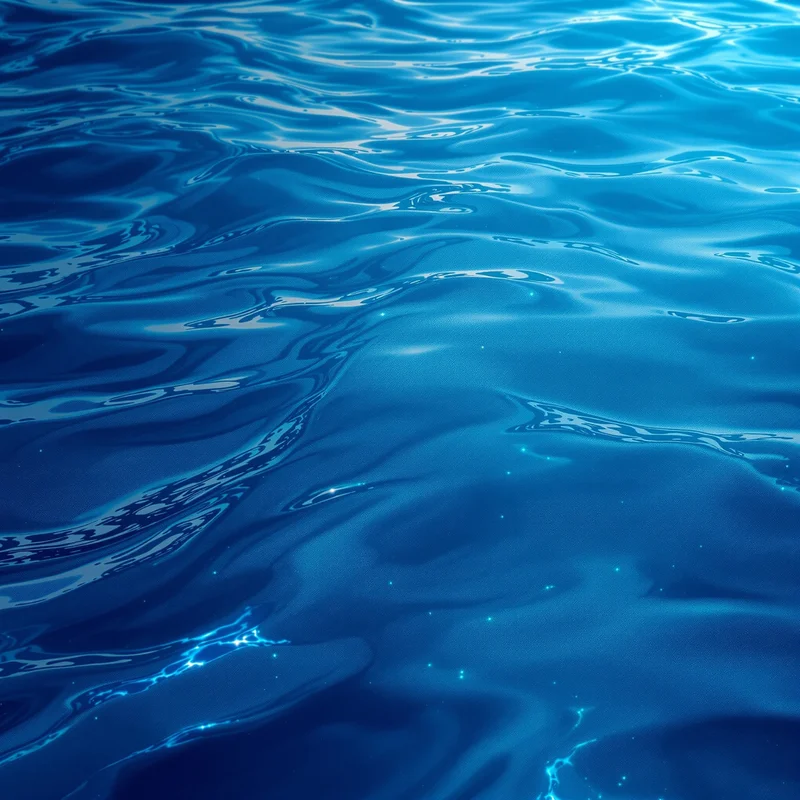 Deep ocean cyan background