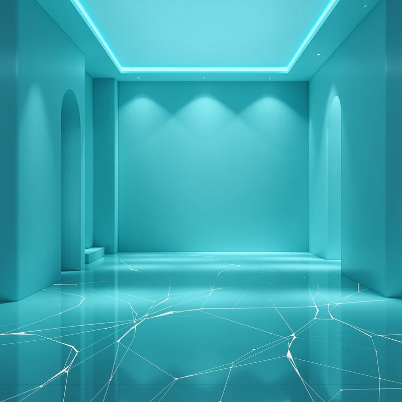 Eternal aqua cyan background