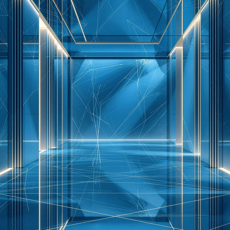 Eternal pure cyan background