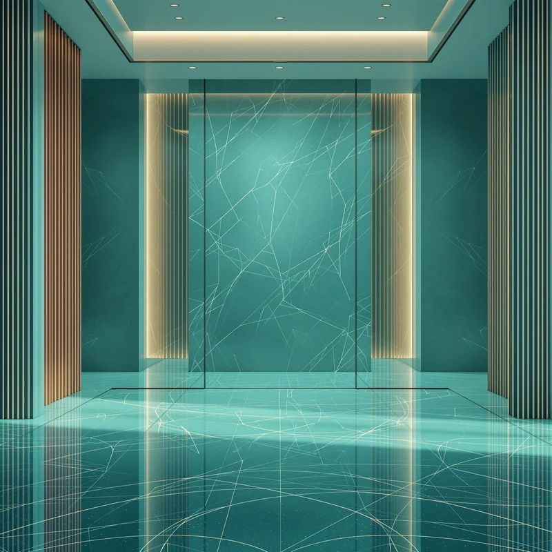 Eternal teal cyan background