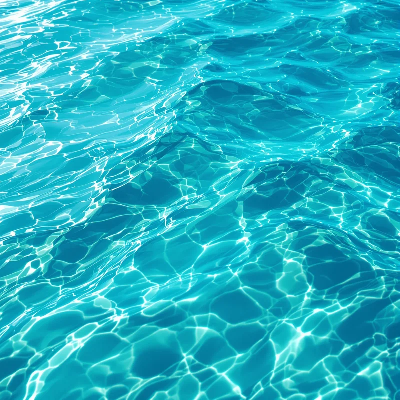 Fresh ocean cyan background