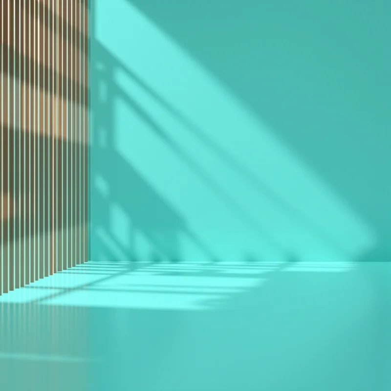 Signature mint cyan background
