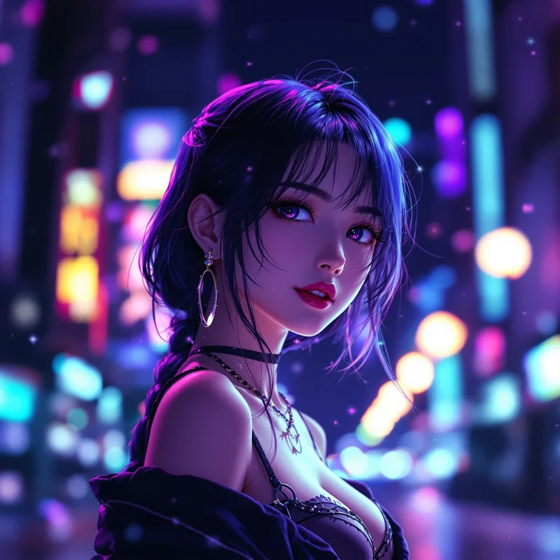 Momo Ayase digital portrait.