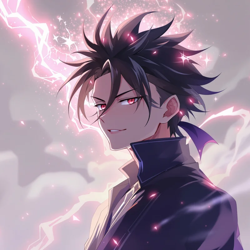 Alien Static Dandadan PFP anime avatar portrait designed for profile picture clarity