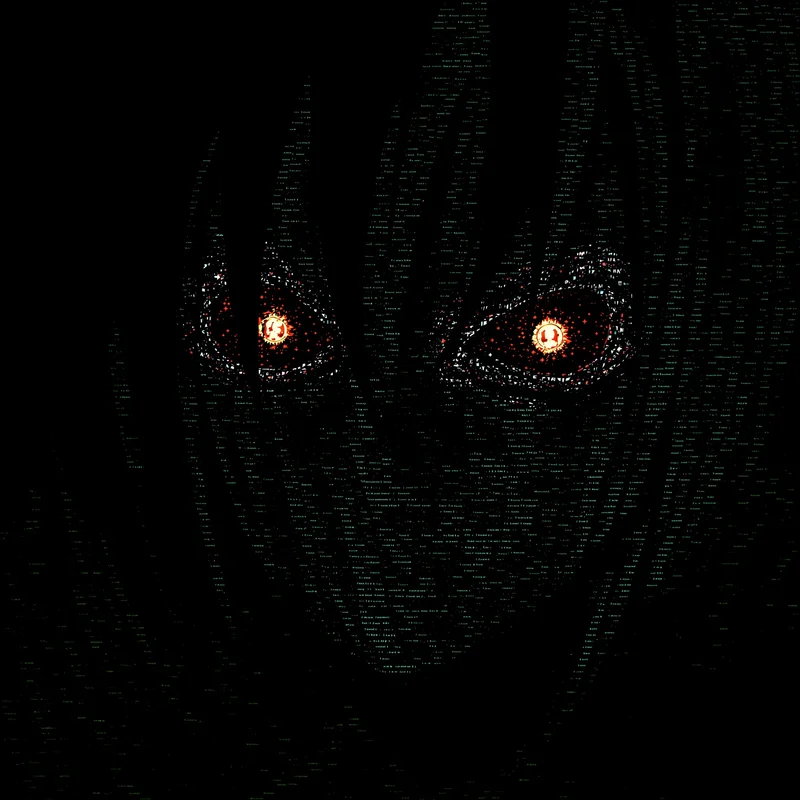 Dandadan anime avatar with shadow noise effect