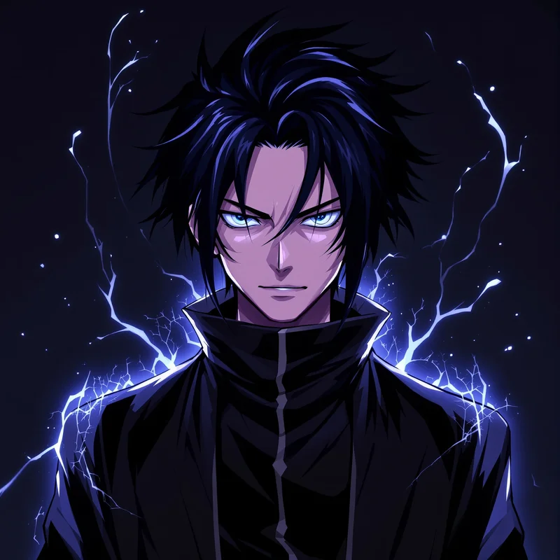 Electric Haunt Dandadan PFP anime avatar portrait designed for profile picture clarity