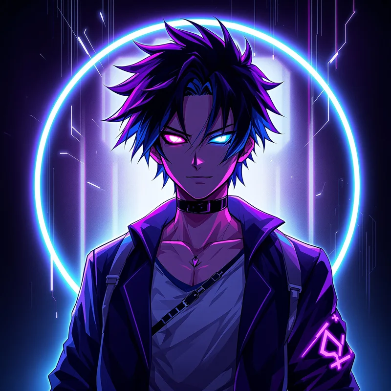 Ghost Current Dandadan PFP anime avatar portrait designed for profile picture clarity