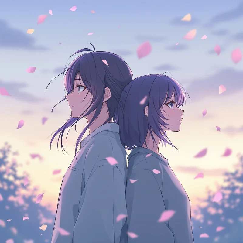 Looking Away anime avatar.