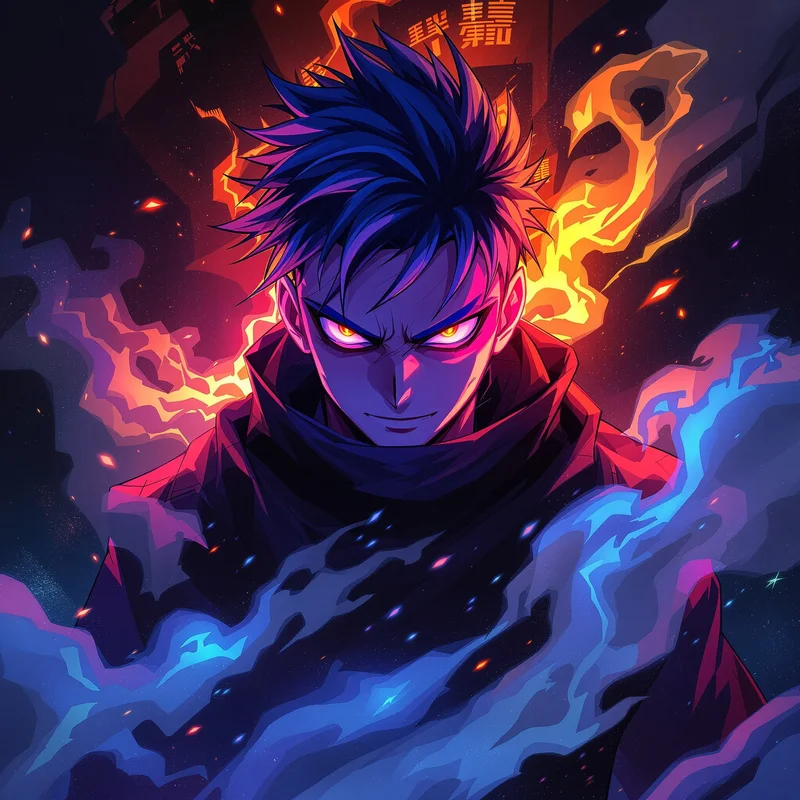 Momo Energy Dandadan PFP anime avatar portrait designed for profile picture clarity