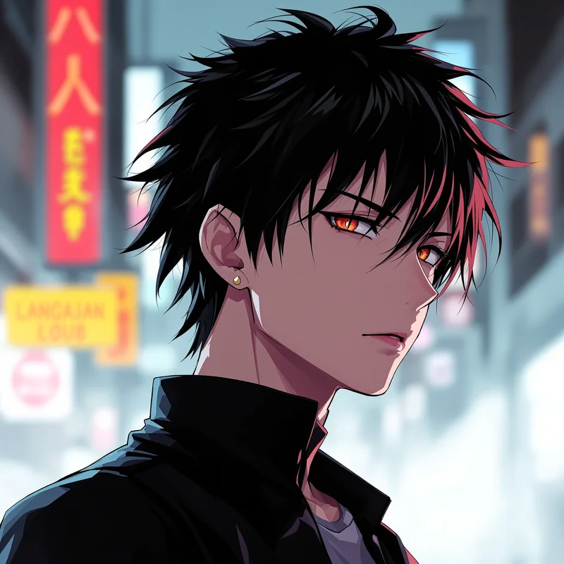 Mystic Drift Dandadan PFP anime avatar portrait designed for profile picture clarity