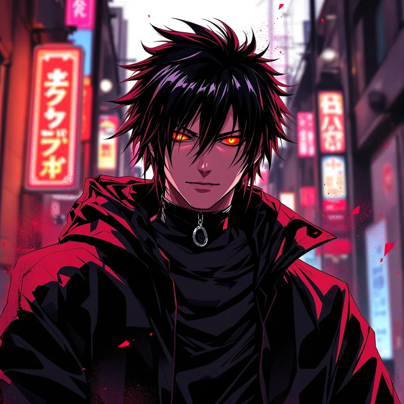 Occult Vortex Dandadan PFP anime avatar portrait designed for profile picture clarity