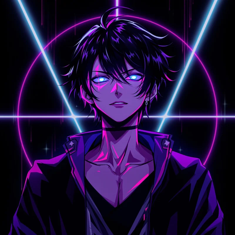 Psychic Edge Dandadan PFP anime avatar portrait designed for profile picture clarity