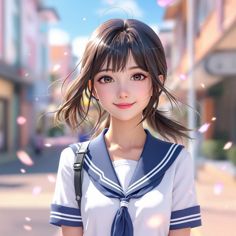 School Momo profile artwork.
