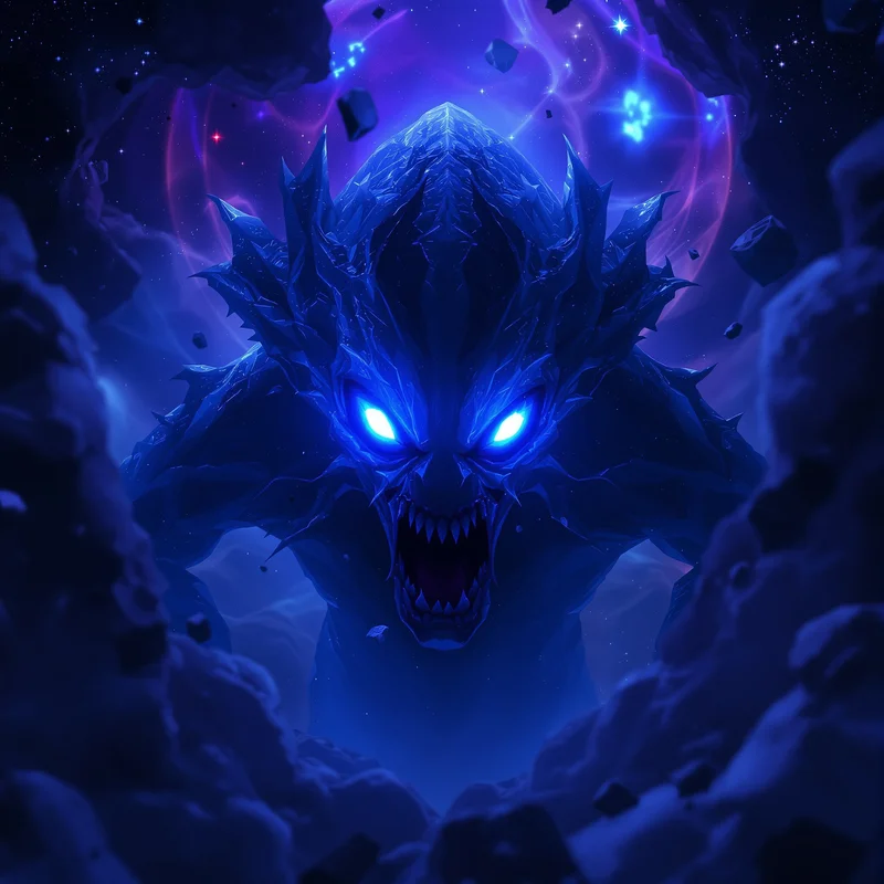 Space Horror anime portrait.