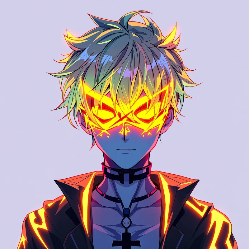Spirit Glare Dandadan PFP anime avatar portrait designed for profile picture clarity