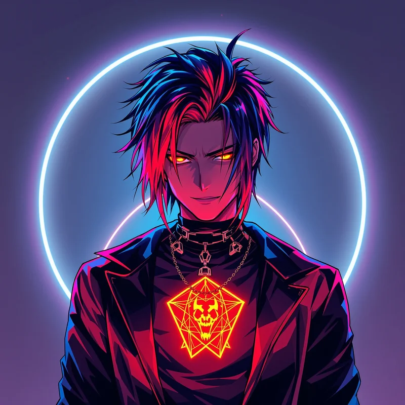Spirit Shock Dandadan PFP anime avatar portrait designed for profile picture clarity
