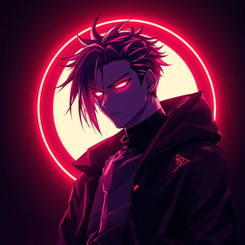 Urban Chaos Dandadan PFP anime avatar portrait designed for profile picture clarity