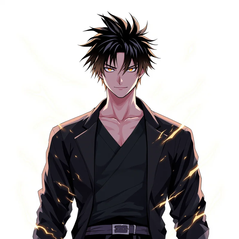 Urban Phantom Dandadan PFP anime avatar portrait designed for profile picture clarity