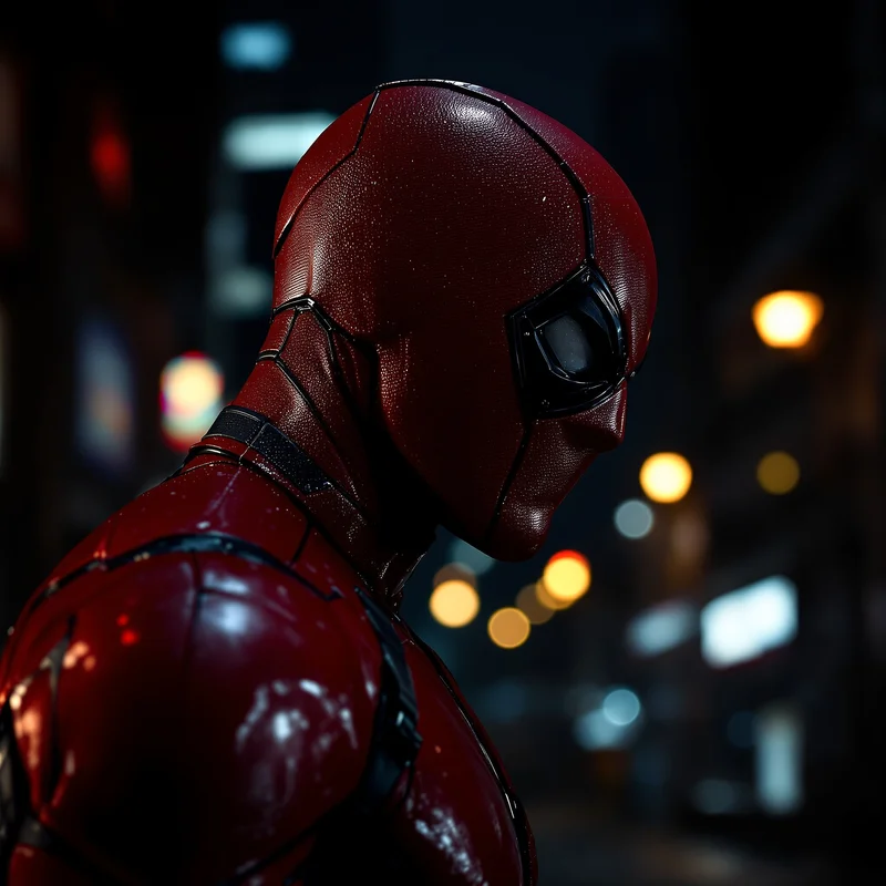 Daredevil avatar profile image with controlled heroic intensity