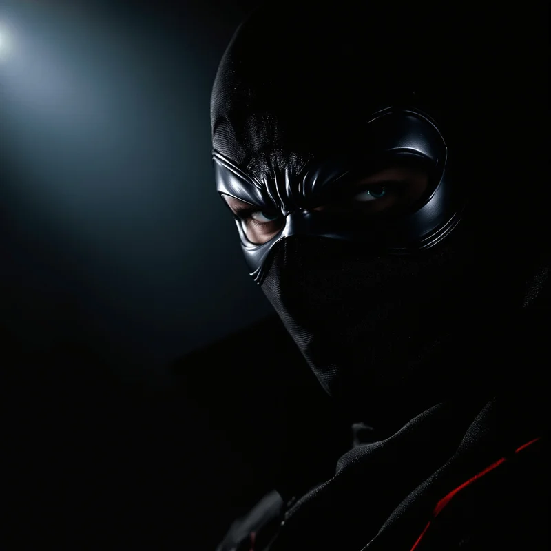 Daredevil avatar portrait with disciplined heroic presence
