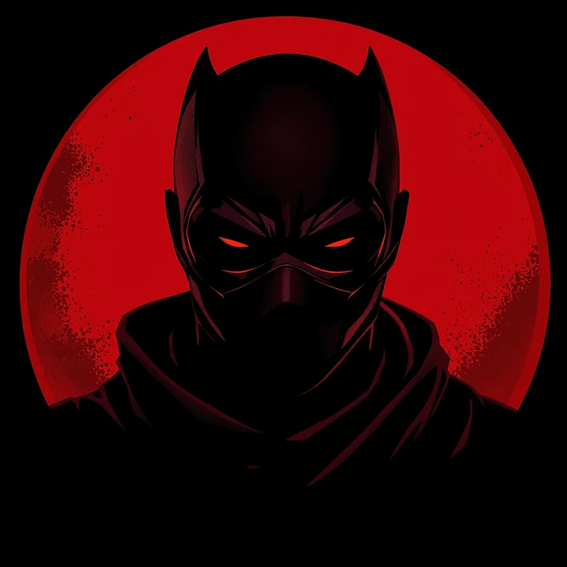 Daredevil avatar portrait with disciplined heroic presence