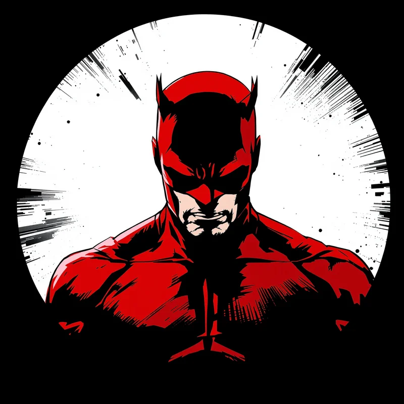 Daredevil PFP avatar with strong vigilante identity and clarity