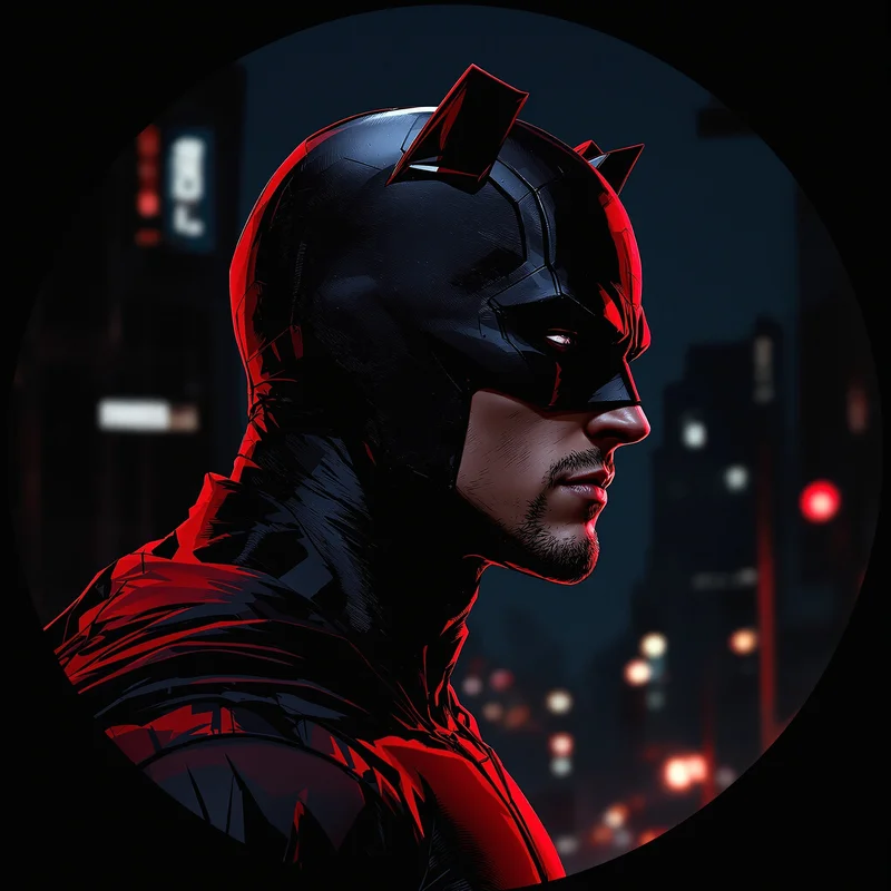 Daredevil profile image optimized for identity and visibility