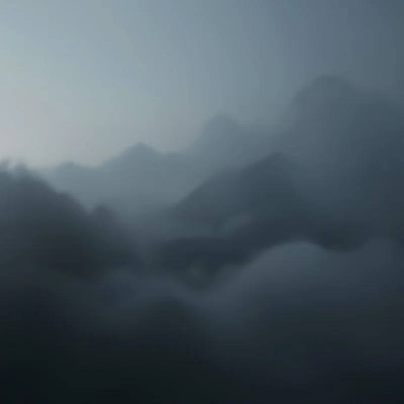 Gentle foggy dark background