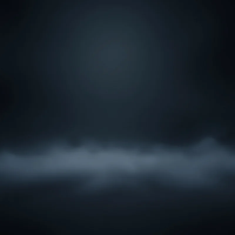 Mystic foggy dark background