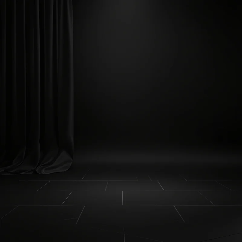 Studio minimal dark background