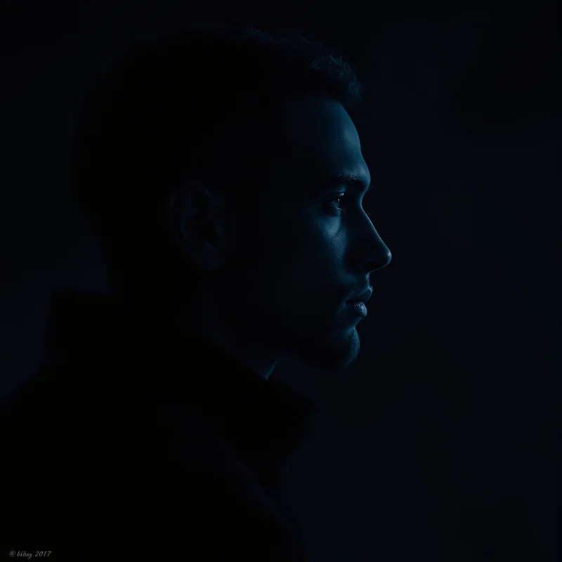 dark PFP profile image with void-like mood and modern identity signal