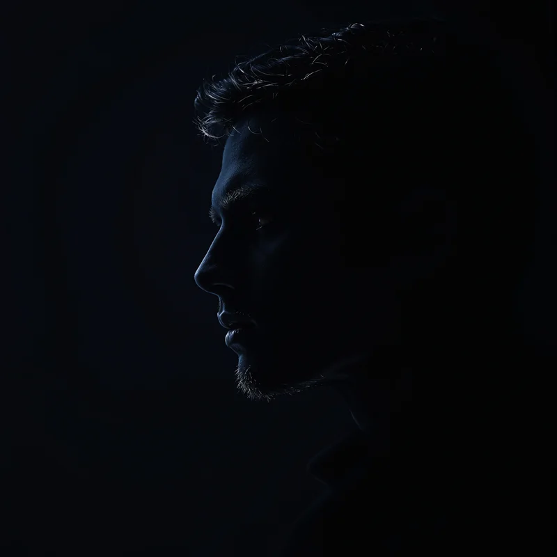 dark PFP profile image with void-like mood and modern identity signal