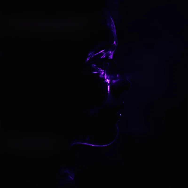 dark avatar for profile use with cinematic silence and sharp digital presence