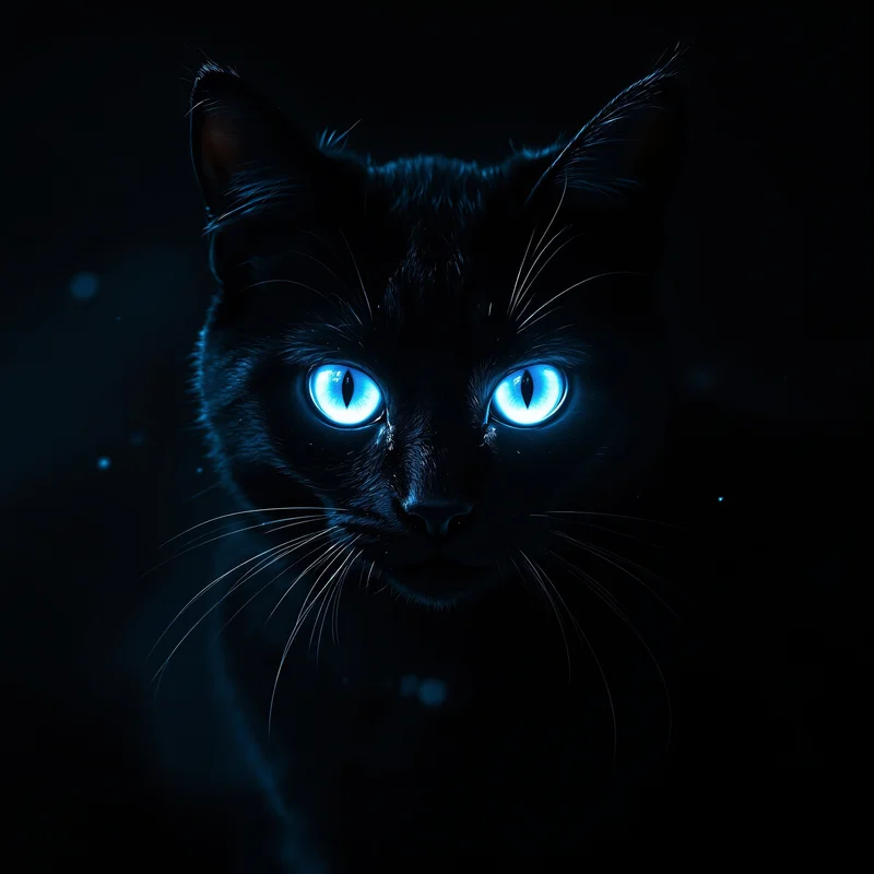 Dark cat avatar.