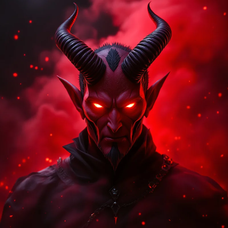 Dark devil avatar.