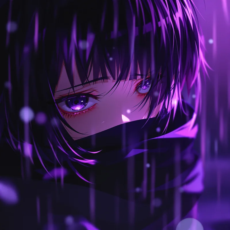 Emo dark girl avatar.