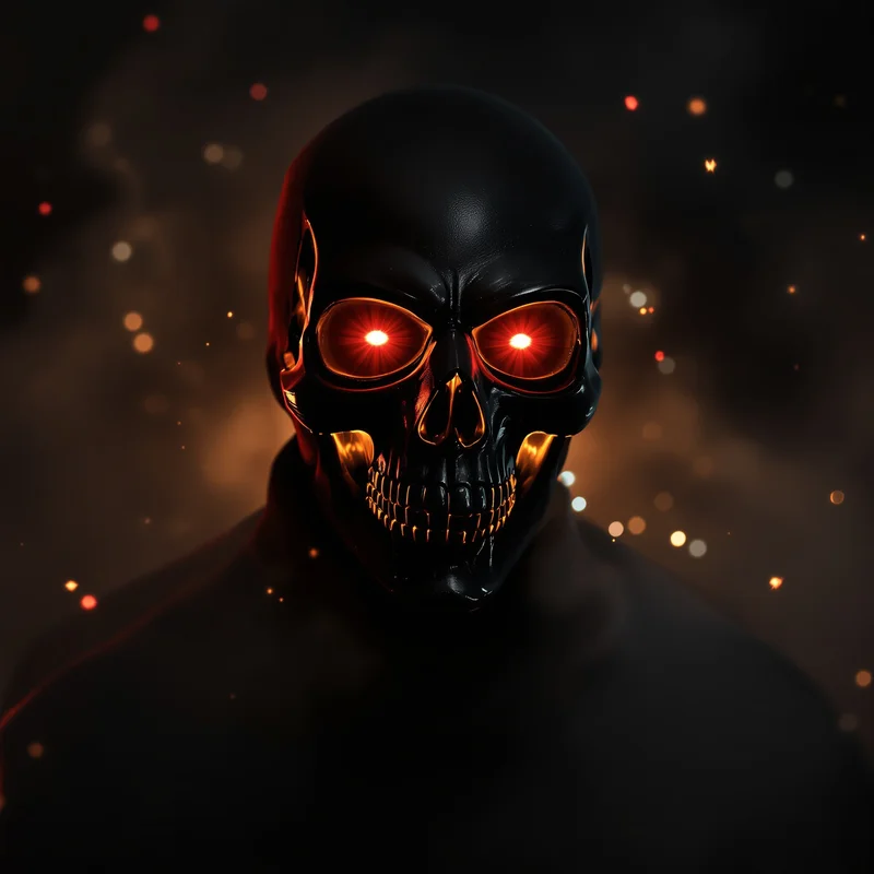Skull mask avatar.