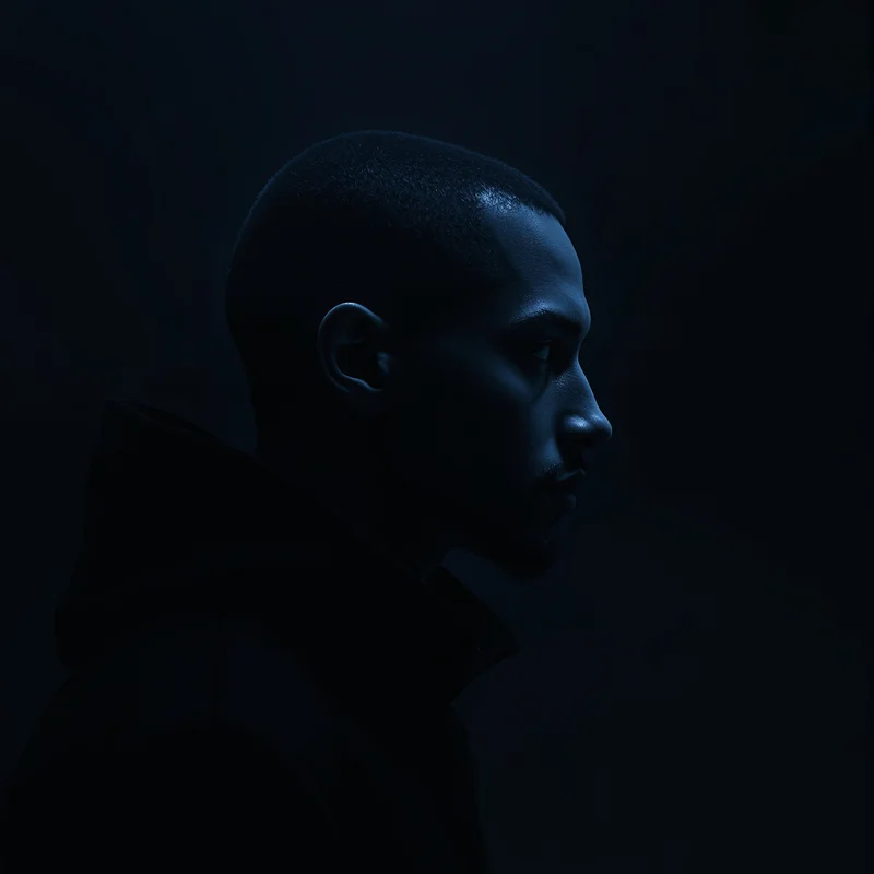 dark PFP profile image with void-like mood and modern identity signal