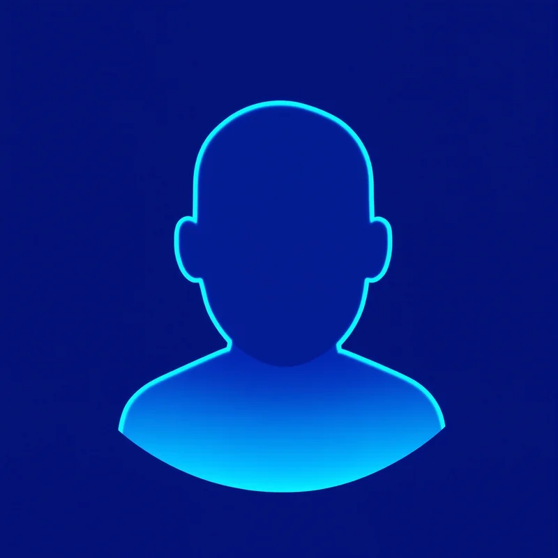 blue generic user default pfp with simple silhouette