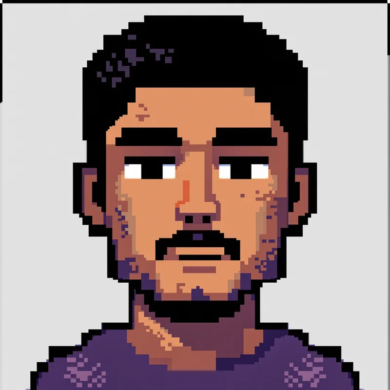 pixel default pfp with retro blocky gaming aesthetic
