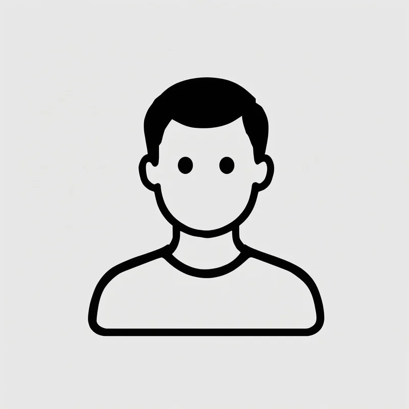 default profile picture with simple shape for profile picture use