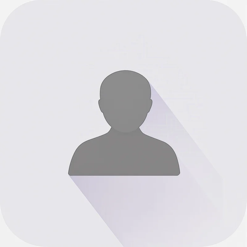 default avatar image with neutral tones for profile picture use