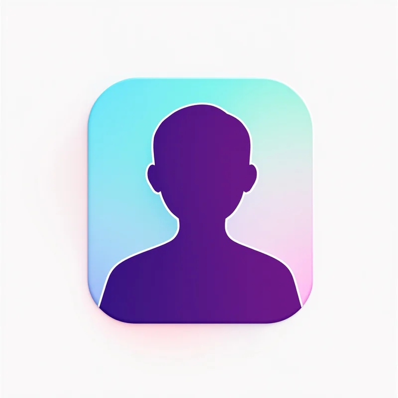 neutral PFP with simple shape for digital identity