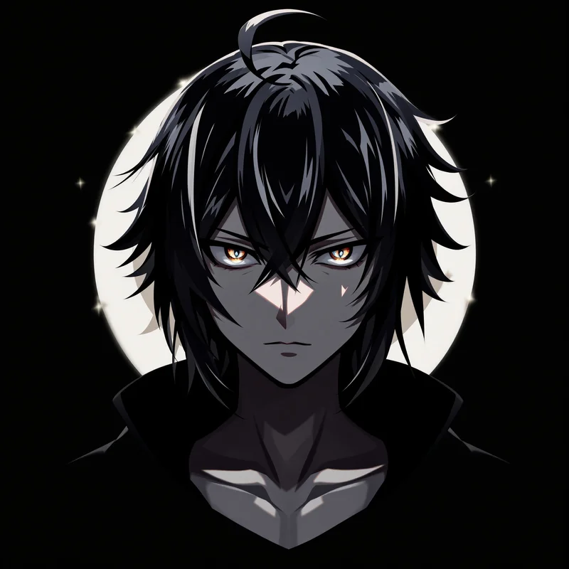 raw Denji anime portrait with clean square composition for messaging profile icon