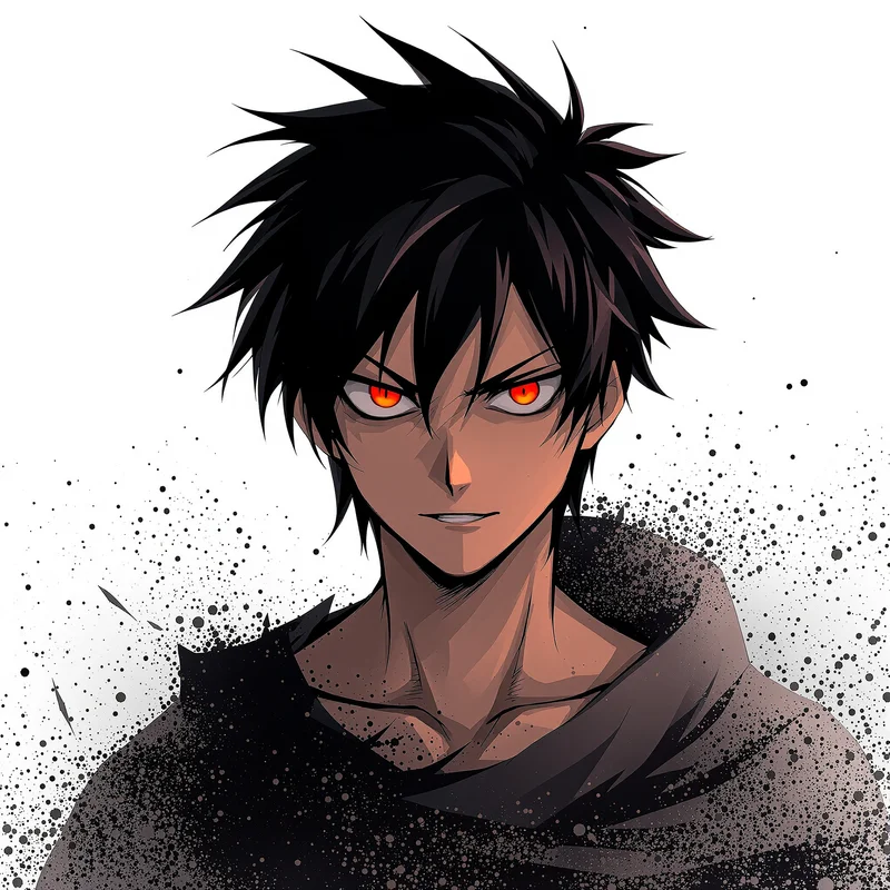 clean Denji PFP avatar with minimal dark background for anime profile display