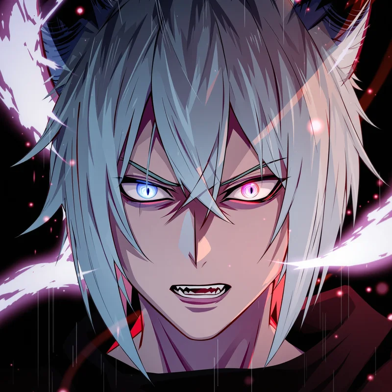 clean Denji PFP avatar with gritty texture style for strong avatar use